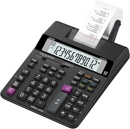 Casio HR-200RC Mini-Desktop Printing Calculator