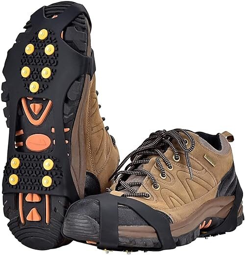 Aliglow Ice Snow Grips Over Shoe/Boot Traction