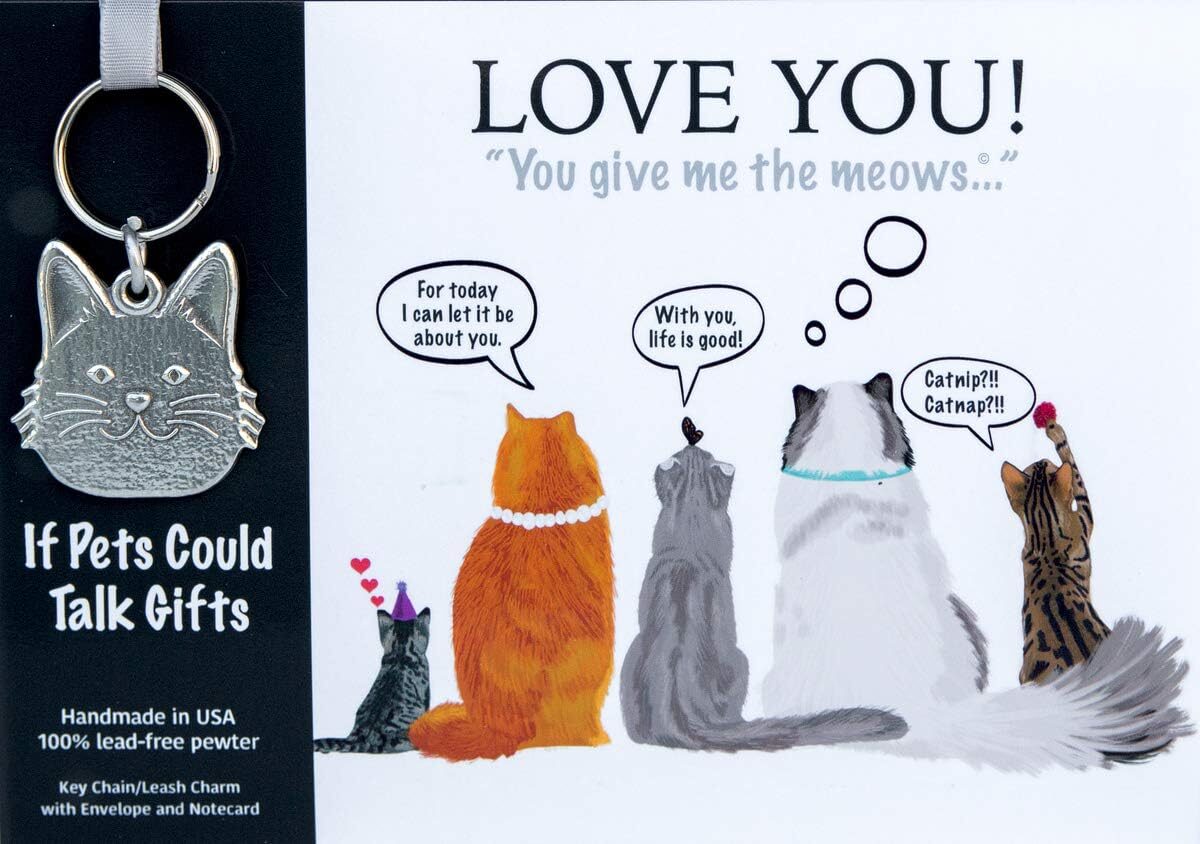 The Grandparent Gift Co. If Pets Could Talk Keychain