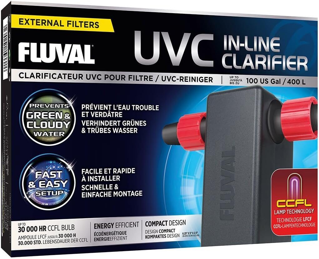 Fluval In Line UVC Clarifier For Aquariums