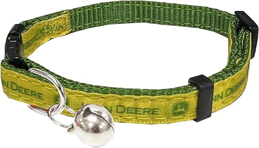 Pets First John Deere Satin Cat Collar (JOD-5034-DS)