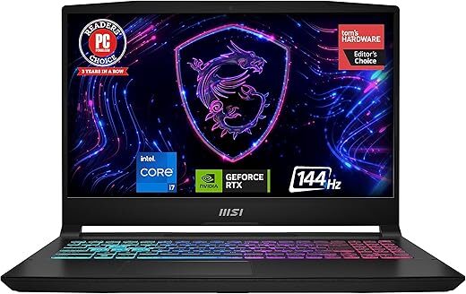 msi Katana 15.6″ 144Hz Gaming Laptop B13VGK-484US