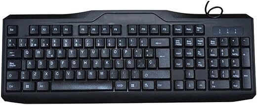 iMicro KB-US9851S 108-Key Spanish Keyboard