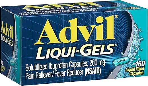 Advil Liqui-Gels Pain Reliever, 200mg Ibuprofen