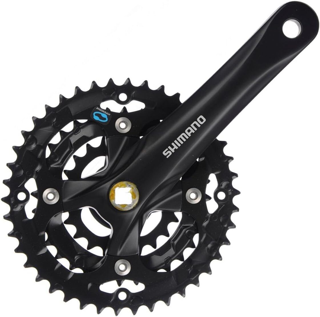 SHIMANO M361 Hybrid Crankset (Black)