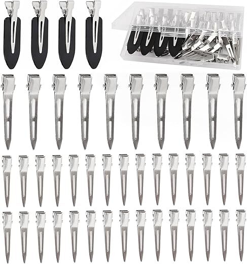 Dgeclr Metal Duck Billed Pin Curl Clips
