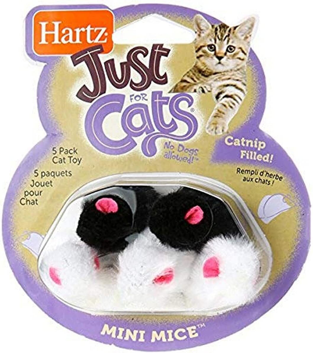 Hartz Mini Mice Cat Toy (5 Pack)