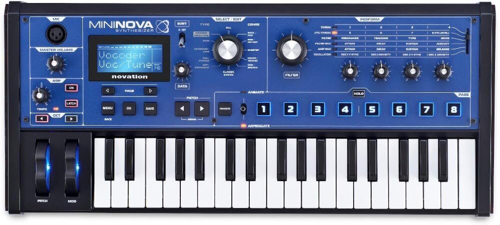 Novation MiniNova Analogue Modelling 37 Mini-key Synth