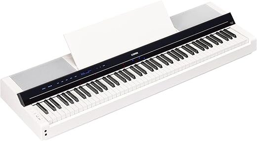 YAMAHA PS500 88-Key Smart Digital Piano, White