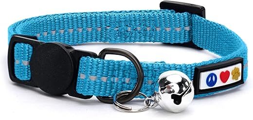 Pawtitas Recycled Cat Collar With Reflective Stitching