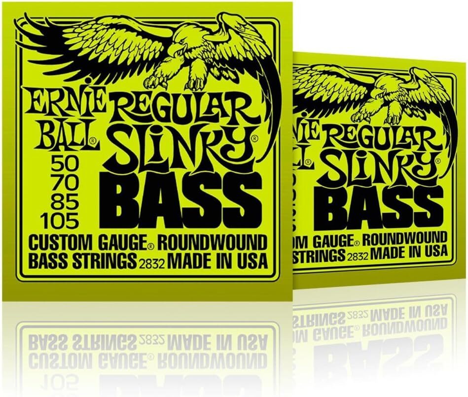Ernie Ball Regular Slinky Round Wound Bass Strings