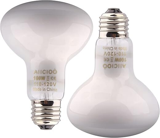 Aiicioo Reptile Basking Light Bulb – 100W