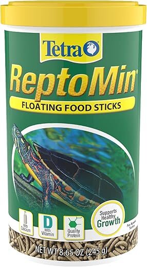 Tetra Reptomin Floating Food Sticks For Turtles, 8.65 oz