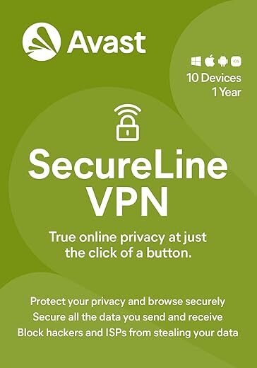 Avast SecureLine VPN 2024 | 10 Devices