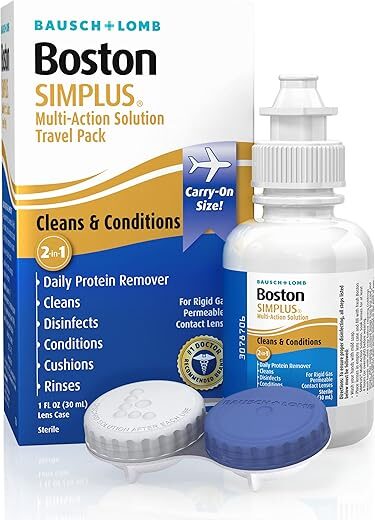 Boston Simplus Contact Lens Solution, Gas Permeable