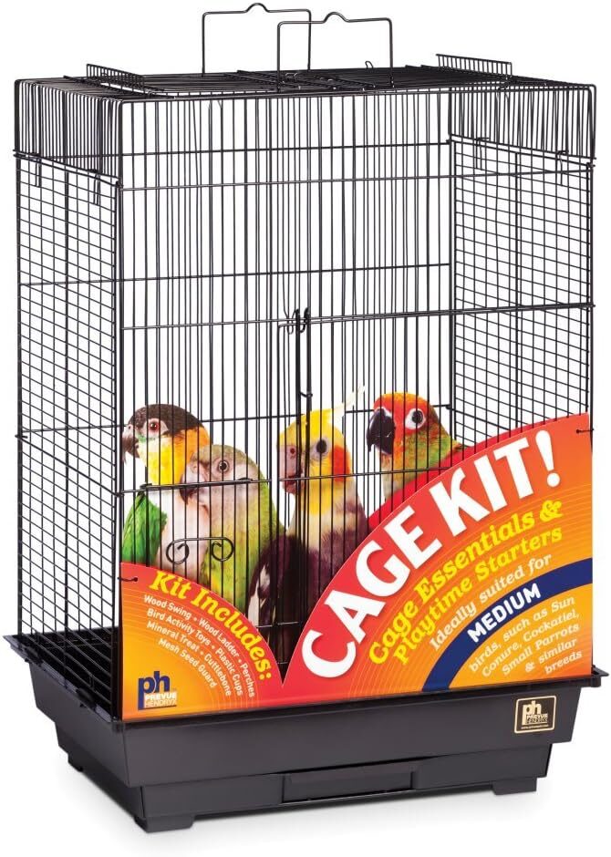 Prevue Pet Products Square Roof Bird Cage Kit, 91351