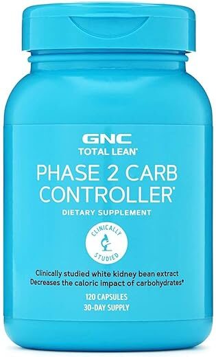 GNC Total Lean Phase 2 Carb Controller, 120 Capsules