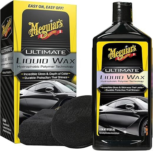 Meguiar’s Ultimate Liquid Wax With Towel & Pad – 16 Oz