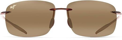 Maui Jim Unisex Breakwall Polarized Rimless Sunglasses