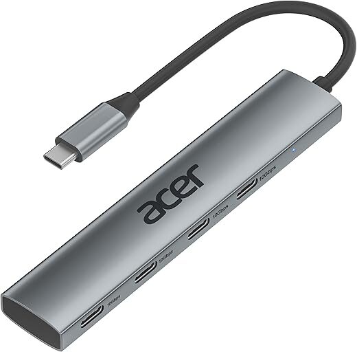 acer USB C Hub, 10Gbps Splitter With 4 Ports