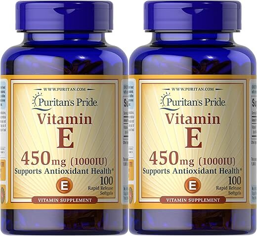 Puritan’s Pride Vitamin E Supports Immune Function, 450 mg